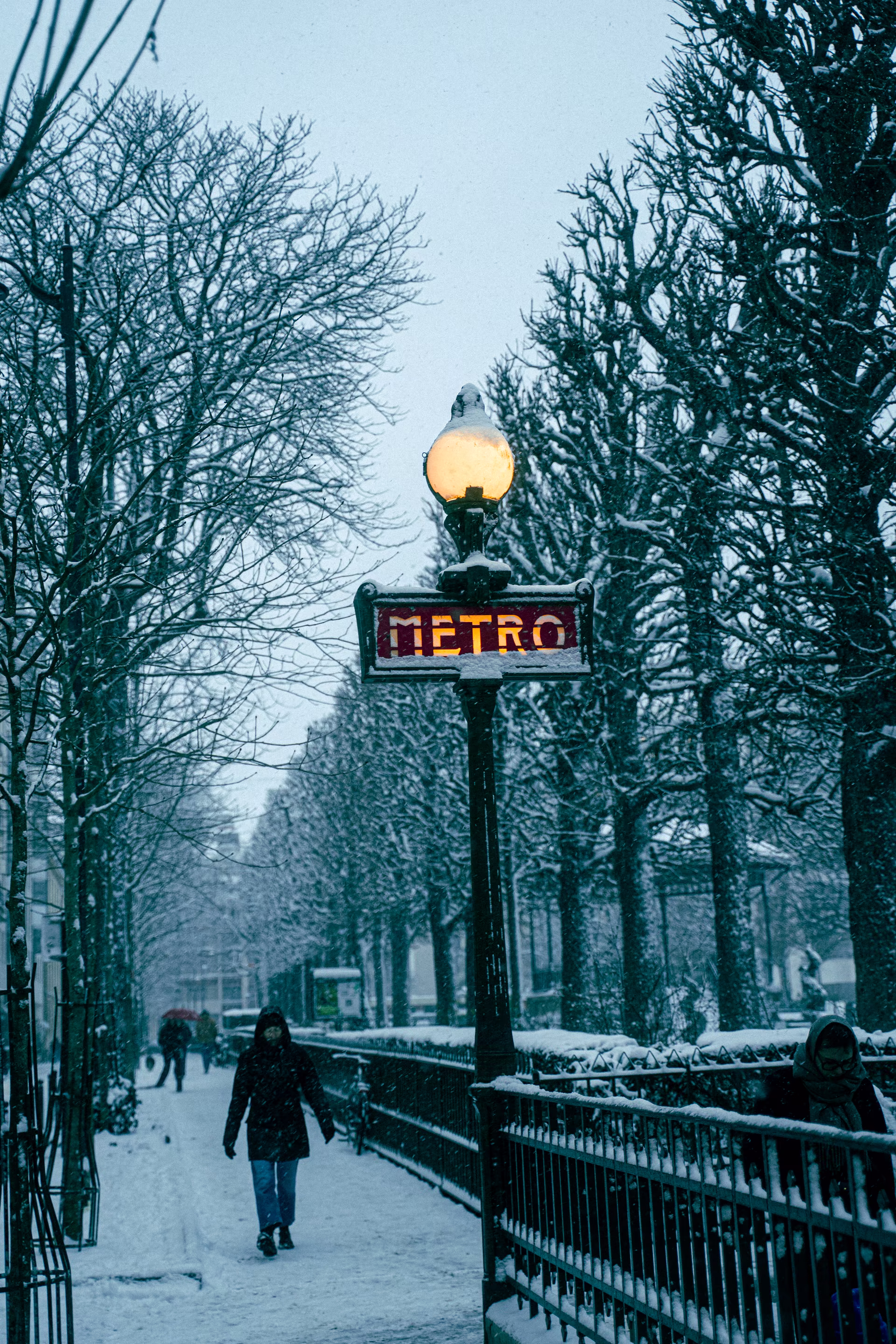 Paris neige